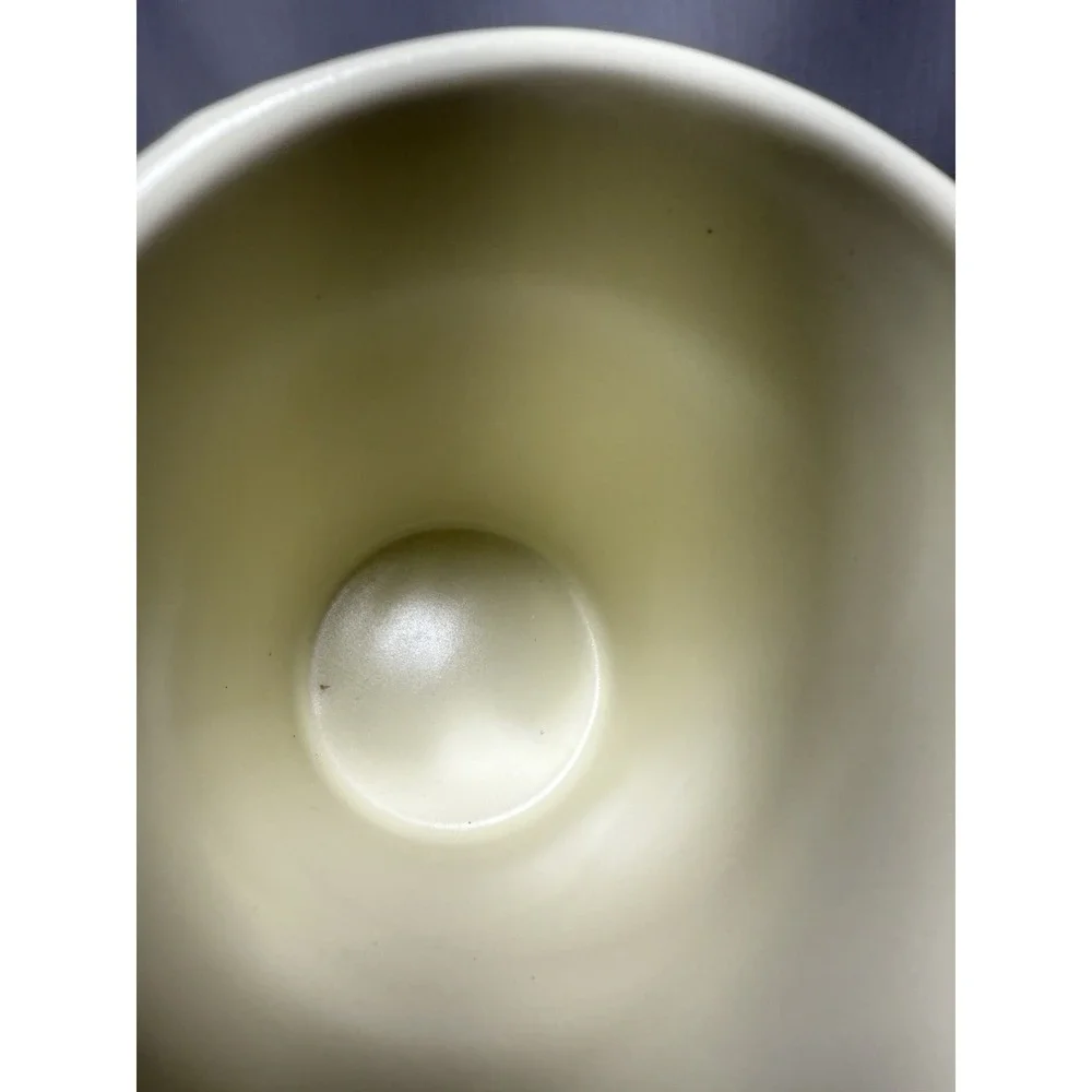Starbucks‎ Tazo Mug Pair 2012 White Ceramic Coffee Tea Cups 11.8oz EUC